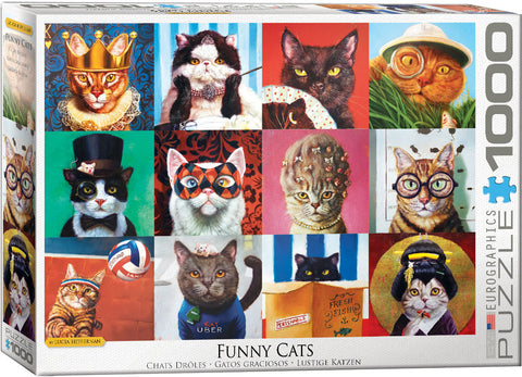 Funny Cats 1000 Pc Pz