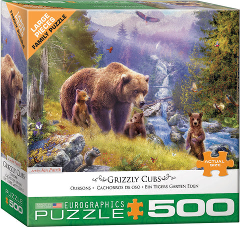 Grizzly Cubs 500 Pc Pz