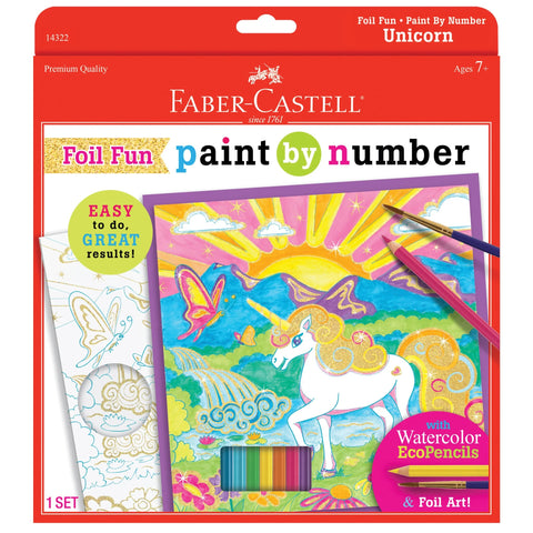 Paint By Number Unicorn Foil Fun Kit