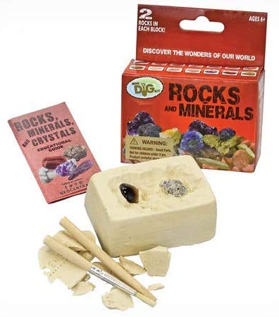 Rocks & Minerals Dig Kit