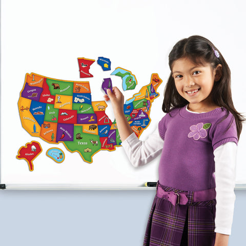 Us Map Magnetic Puzzle