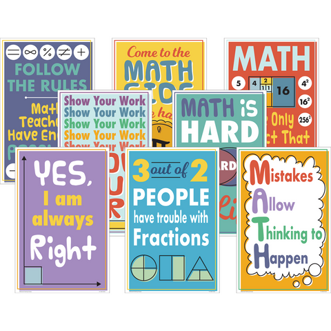 Fun Math Posters Bb Set