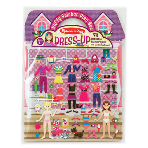 Dress-Up Reusuable Puffy Stickers