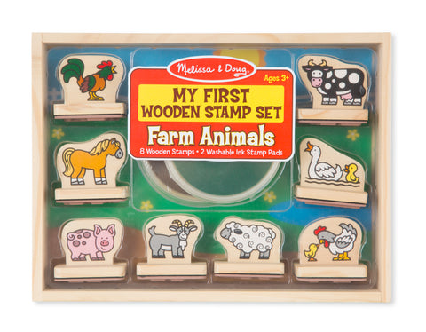 My First Wooden Stamp Set Animal