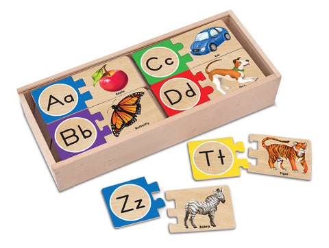 Wooden Puzzle Cards-Alphabet