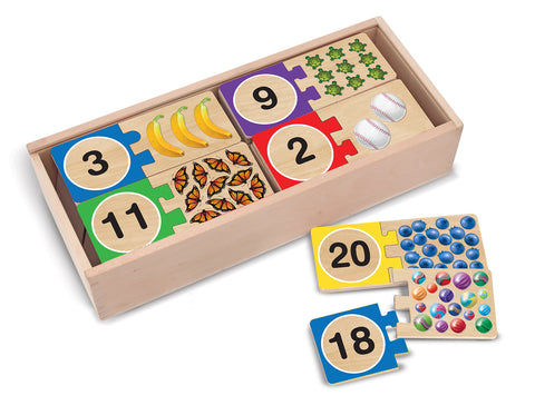 Wooden Puzzle Cards-Numbers