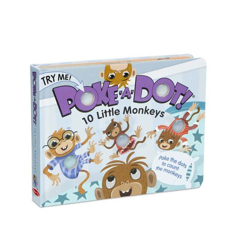 Poke-A-Dot 10 Little Monkeys Bk