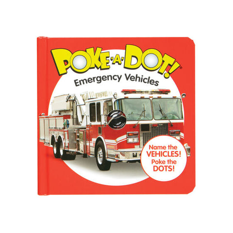 Emergency Vehicles Poke-A-Dot Bk