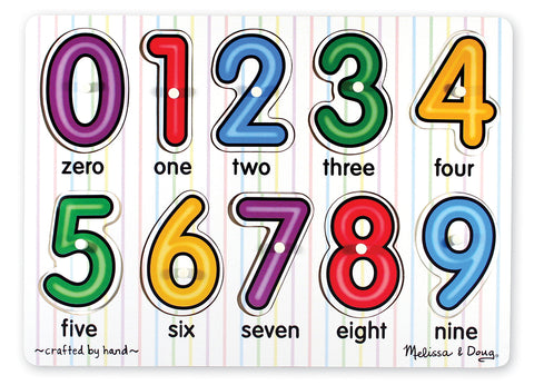 Numbers Peg See Inside Puzzle