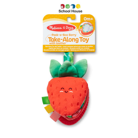 Strawberry Take-Along Toy W/ Teether