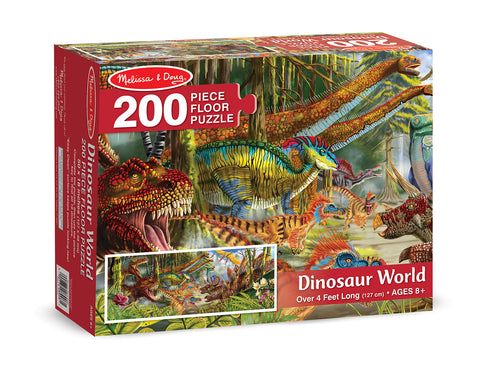 Dinosaur World 200 Pc Floor Pz
