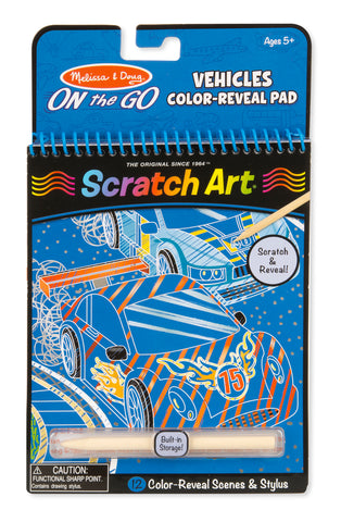 Scratch Art Color Reveal Vehicle