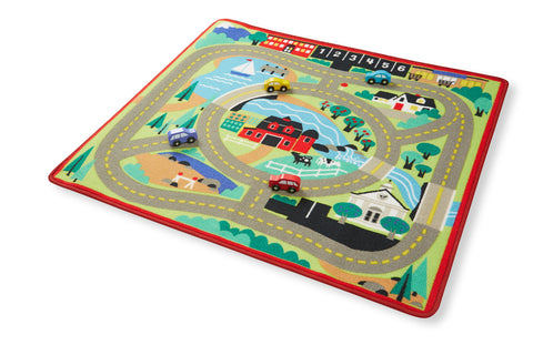 Round The Town Road Rug & Car Set