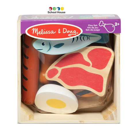 Wooden Food Groups Play Set Protein