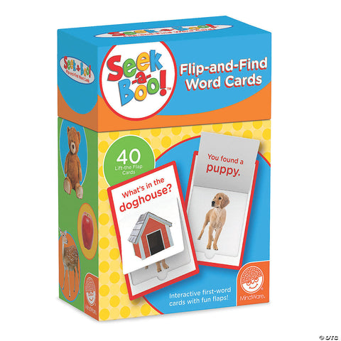 Seek A Boo Flip & Find Word Cards