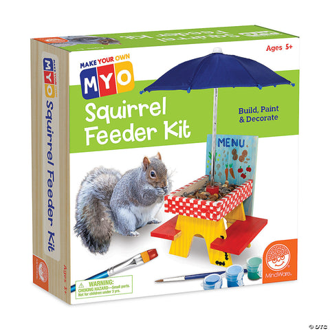 Paint Your Own Squirrel Feeder