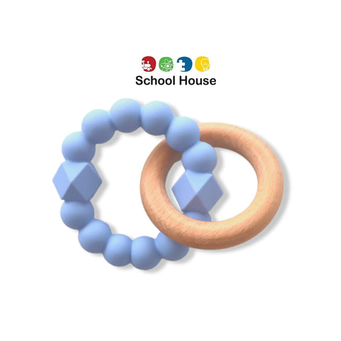 Soft Blue Moon Teether