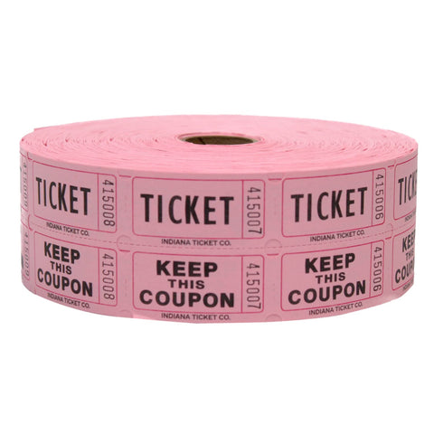 Tickets Double Pink 2000Ea
