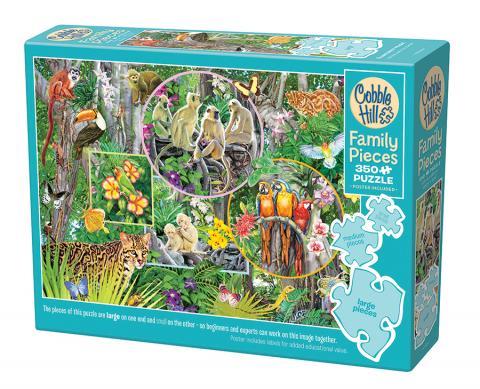 Rainforest Magic 350 Piece Family Puzzle