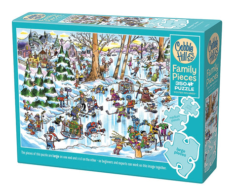 Hockey Town 350 Piece Family Puzzle