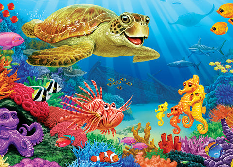 Undersea Turtle 35 Piece Tray Puzzle