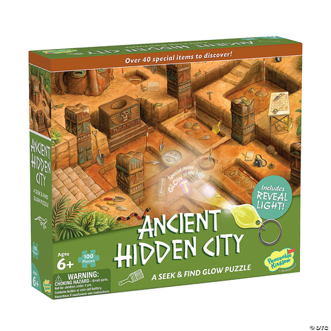 Ancient Hidden City Seek & Find Glow Puzzle