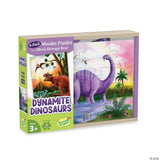 Dynamite Dinosaurs 4 Pack Wooden Puzzles