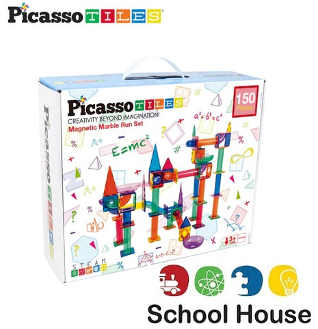 Magnetic Marble Run 150 Pc Set