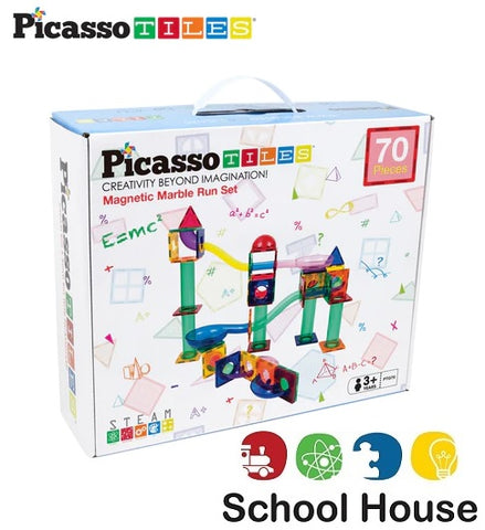 Magnetic Marble Run Set 70 Pc