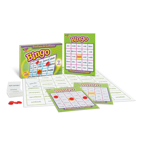 Prefixes & Suffixes Bingo