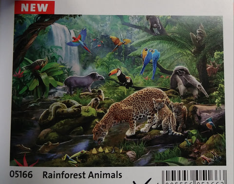 Rainforest Animals 60 Pc Pz