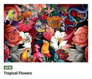 Puzzle Moments Tropical Flower 200 Pc Pz