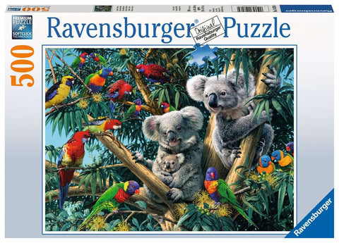 Koalas In A Tree 500 Pc Pz