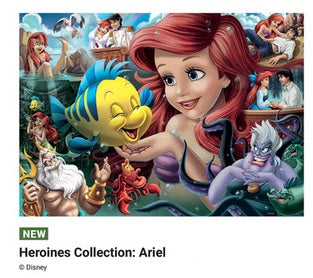 Disney Heroines Little Mermaid 1000 Pc P