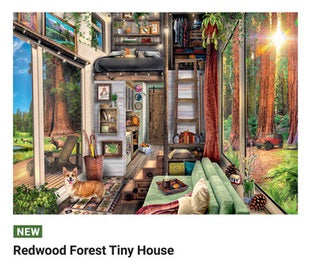 Redwood Forest Tiny House 1000 Piece Puzzle