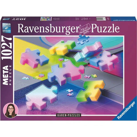 Karen Gradient Cascade Meta 1027 Piece Puzzle