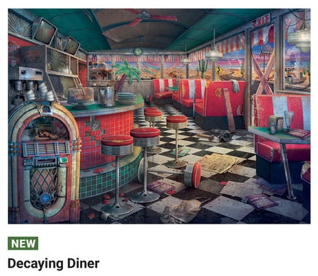 Decaying Diner 1000 Piece Puzzle