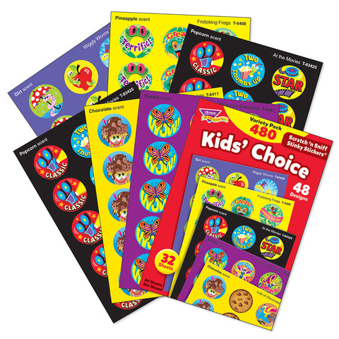 Kids Choice Stinky Sticker Variety Pack