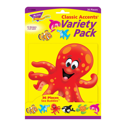 Sea Buddies Accents Variety Pack