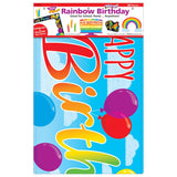 Rainbow Birthday Learning Bulletin Board Set