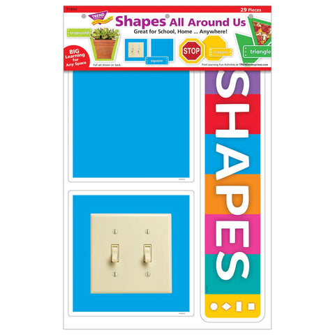 Shapes All Around Us Learning Bulletin Board Set