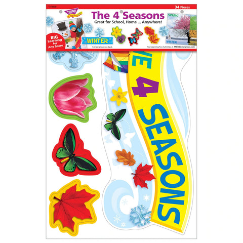 4 Seasons Learning Bulletin Board Set