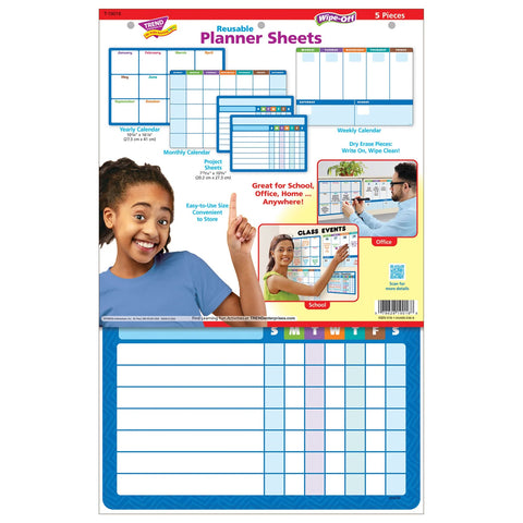 Planner Sheets Learning Bulletin Board Set