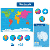 Continents Of The World Learning Bulletin Board Set