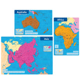 Continents Of The World Learning Bulletin Board Set