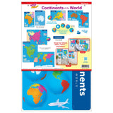 Continents Of The World Learning Bulletin Board Set