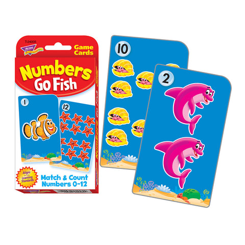 Numbers Go Fish Cards