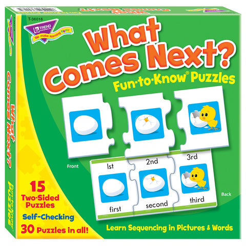 What Comes Next Fun-To-Know Puzz