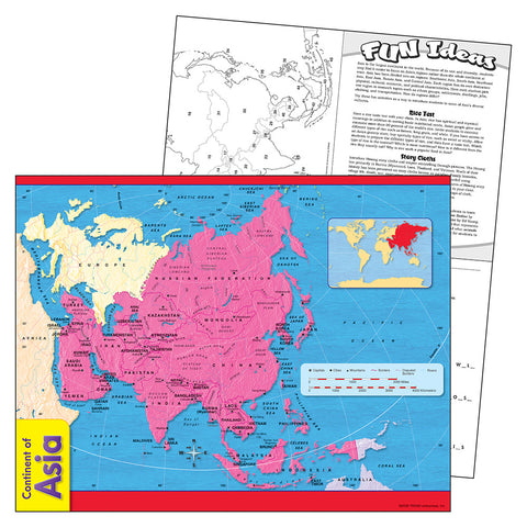 Continent Of Asia Chart