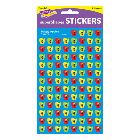 Happy Apples Supershapes Stickers